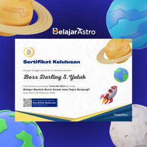 Sertifikat Cetak BelajarAstro