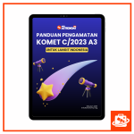E-book Panduan Pengamatan Komet C/2023 A3
